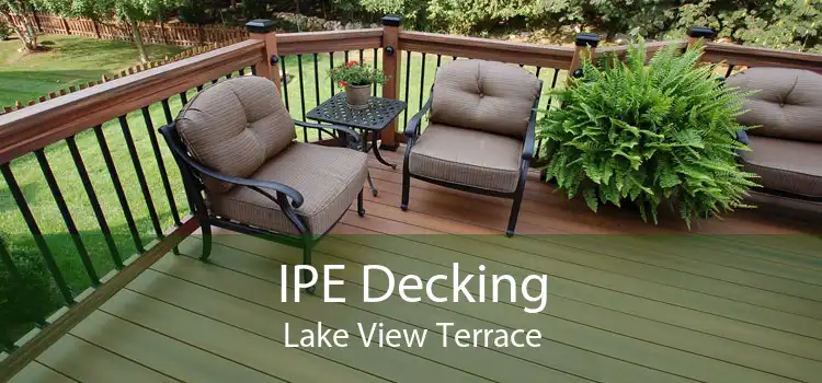 IPE Decking Lake View Terrace