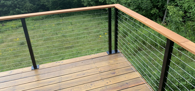 Installing Deck Cable Railing in Lake View Terrace, CA